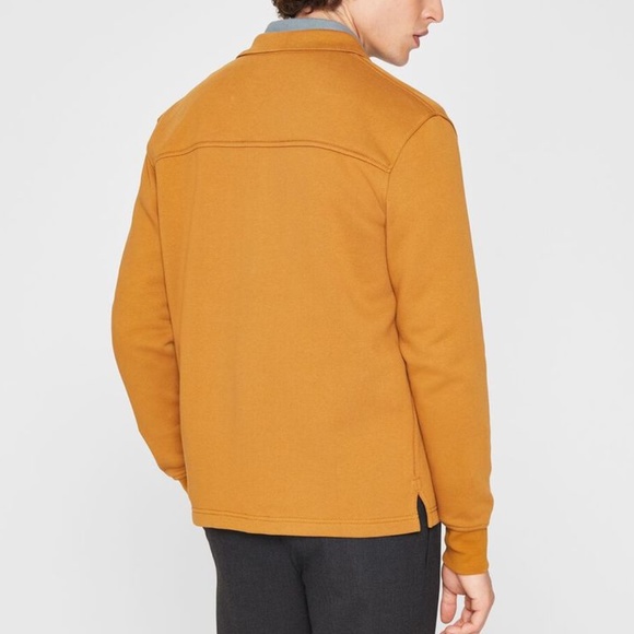 Terry Shirt Jacket - New With Tags - NEVER WORN - Gold - Picture 2 of 5